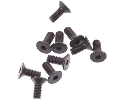AXIAL AXIA1264 M2.5X6MM FLAT HEAD BLACK 10PC E11