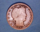1893 BARBER25C QUARTER ~410-4