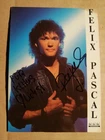 FELIX PASCAL - AUTOGRAPH CARD + ORIGINAL AUTOGRAPH - Approx 15x10.5cm (1)