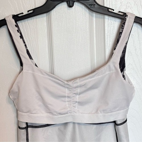 Lululemon | Canotta Aria Donna ll Brisk Bloom Nero Bianco Taglia 8 - Foto 13 di 15
