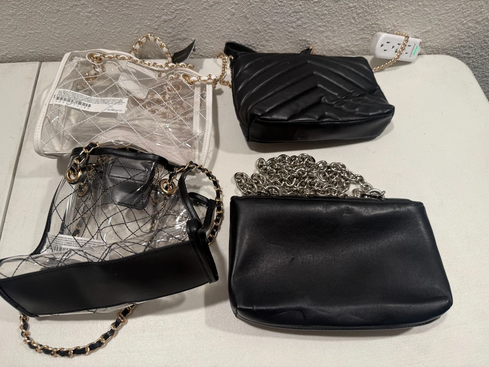 Lote de 4 Bandolera de Hombro Transparente Forever 21 Foto 2 de 4