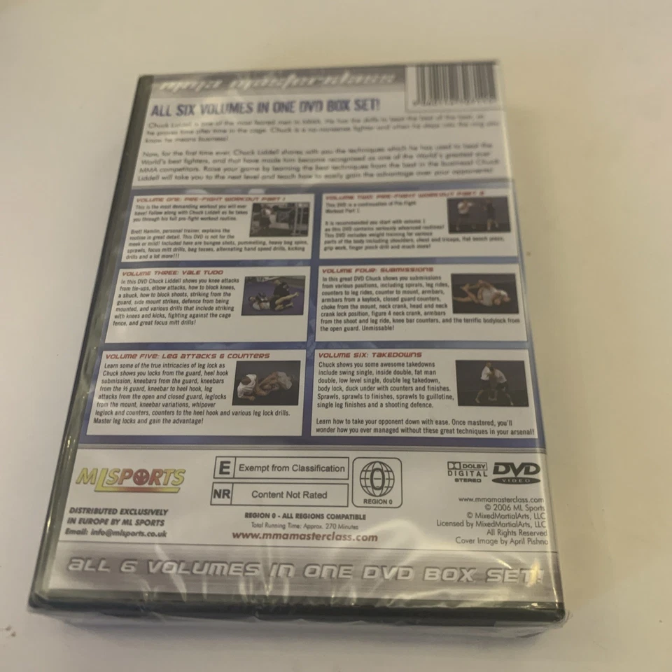 MMA . Chuck Liddell Hybrid Freestyle DVD Region 2 New & Sealed - 5060114707115  - Image 2 of 4