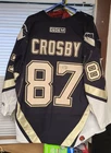 Pittsburgh Penguins SIDNEY CROSBY 87 Signed Large Black CCM Hockey Jersey