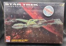 1995 AMT ERTL Star Trek Generations Klingon Bird Of Prey 1/650 Model Kit 8230