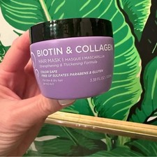 New LUSETA Biotin  Collagen Hair Mask Thickening Formula 3.38 oz/100 ml sealed