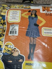 Despicable Me 3 Minion Rubies Dress Costume Womens Medium 10-14 NEW retail pkg