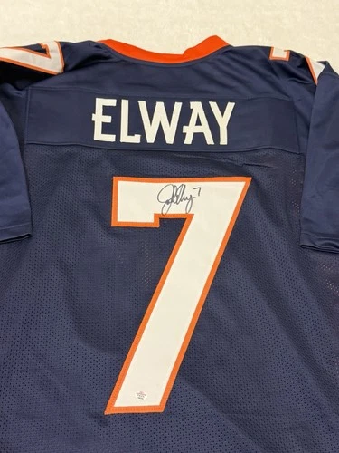 John Elway Denver Broncos Signed Football Jersey with COA