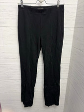 Banana Republic Women's Black Solid Flat Front Sloan Skinny Pants Regular S