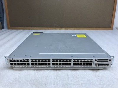 Cisco Catalyst 3850 WS-C3850-48F-S 48-Port PoE+ Network Switch w/ NM-2-10G