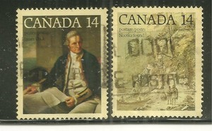 CANADA 763-64 USED CAPT COOK, NOOTKA SOUND