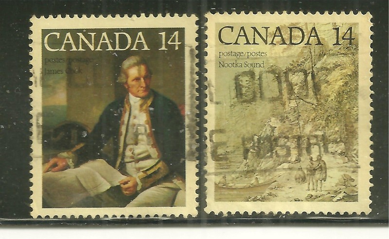 CANADA 763-64 USED CAPT COOK, NOOTKA SOUND