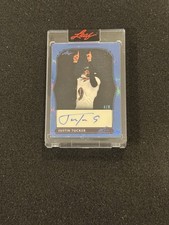 2023 Leaf Art of Sport Blue Justin Tucker Auto /9 Ravens