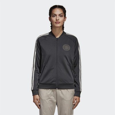 Adidas Original Adibreak Superstar Trainingsjacke Grau Retro SPORTS DAMEN