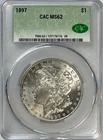 1897 Morgan Dollar, MS 62 CAC, NR.