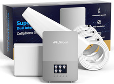 Cell Phone Booster for Home Mutilroom,Cover 8000 Sq.Ft with 2 Indoor Antennas fo