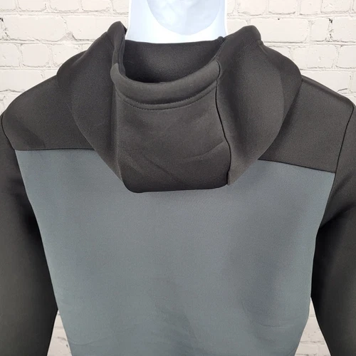 Antigua Black & Blue Falconhead Golf Hooded Full Zip Stretch Jacket Size Medium image 8