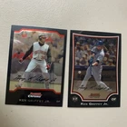 Ken Griffey Jr Bowman Chrome 2004 & 2009 Cards