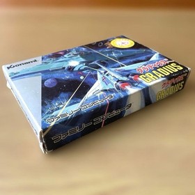 Gradius Famicom NES Japan Tested Working Cartridge Retro Game Konami With box