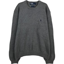 Used Ralph Lauren POLO by Ralph Lauren cotton knit sweater men's size XL ap...