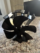 Wood Stove Fan For Buddy Heater Heat Powered Activated Fireplace Fans 6 Blades