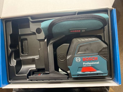 Bosch Professional Kreuzlinienlaser GCL 2-15 mit Halterung, 3x AA Batterien - Picture 2 of 6