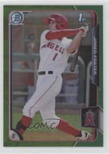 2015 Bowman Draft Chrome Green Refractor 50/99 Jared Foster #101 sh7