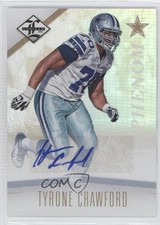 2012 Limited Phenom Monikers Gold 4/25 Tyrone Crawford #199 Auto 0f8
