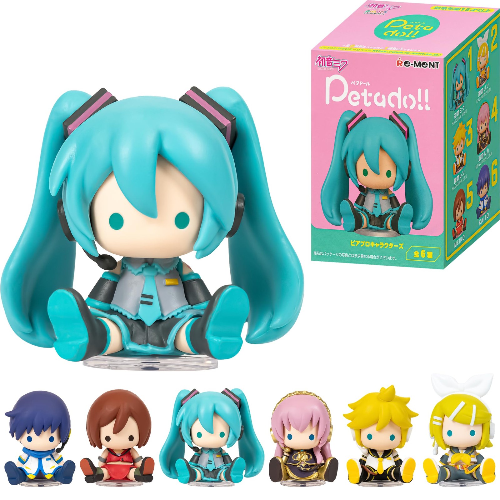 Hamee RE-Ment Hatsune Miku Blind Box Figure for Birthday Gift, Party Favor,