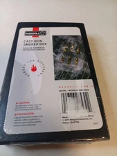 Nexgrill Cast Iron Smoker Box Model 680-0002  Black New Sealed Grilling