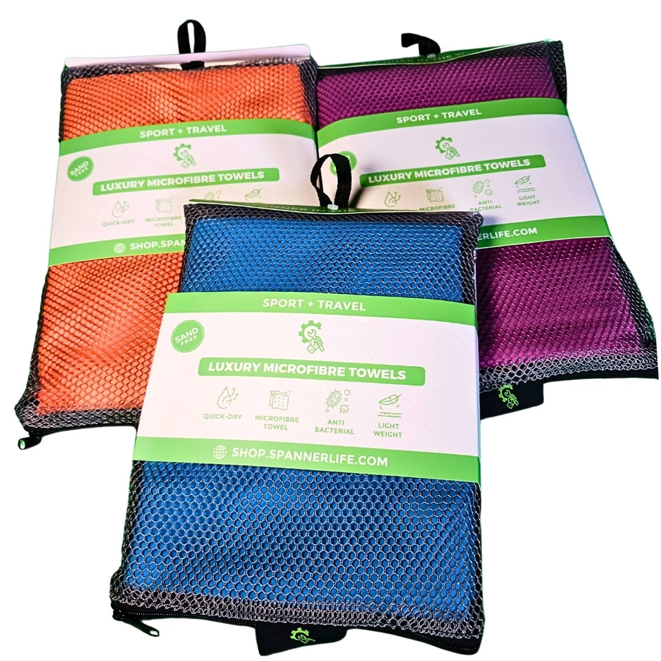 Telo Mare in Microfibra - Telo Nuoto Asciugatura Rapida - Microfibra Leggera XXL - Immagine 3 di 4