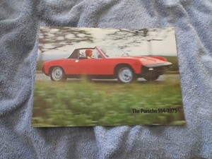 1975 Porsche 914 & 914 2.0 Factory original sales brochure great condition