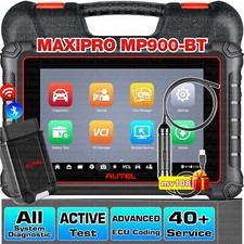 Autel Maxipro Mp900-bt Ec.u Coding Auto Diagnostic Scanner Doip Can-fd Ds808bt