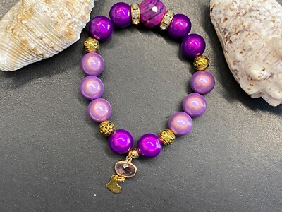 Armband Miracle Beads Gr.S Anhänger Strassringe Magic Beads Perle 12mm A971-13