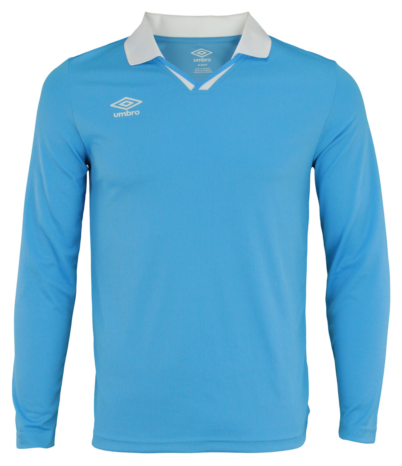 Umbro Mens Malibu Blue / Bering Sea - Adult Pro Training Elite LS Running  Top - Umbro Sale Long Sleeve Tops