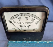 Triplett 431-A Voltage Meter Vintage AC Amperes