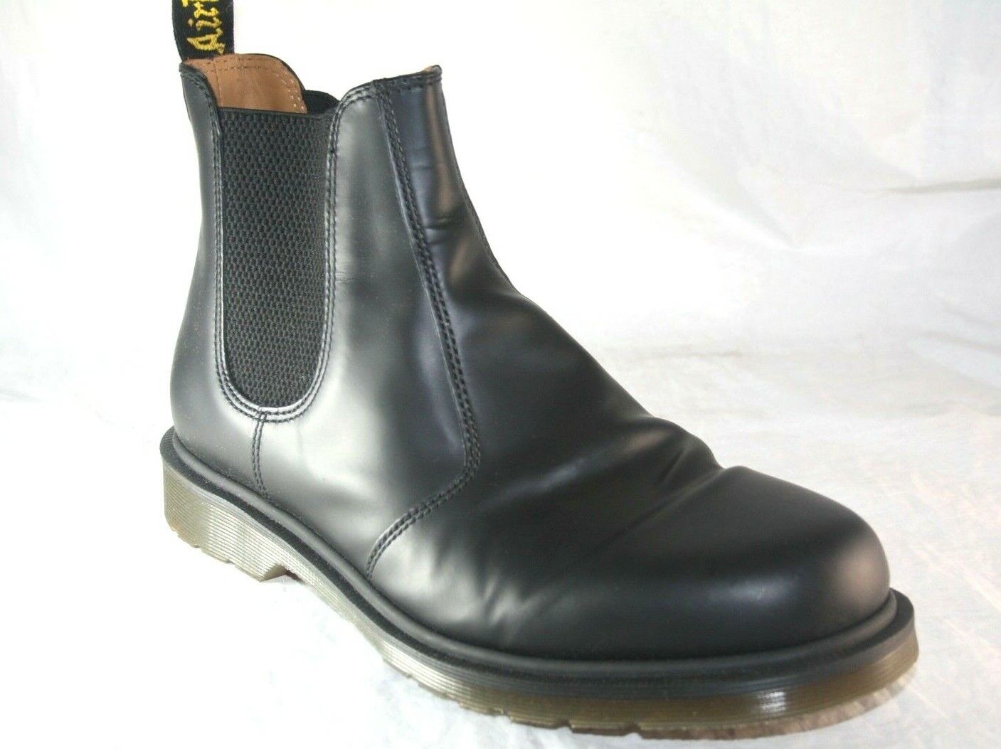 MEN'S DR.MARTENS 2976 SMOOTH CHELSEA BOOTS 11853001 BLACK