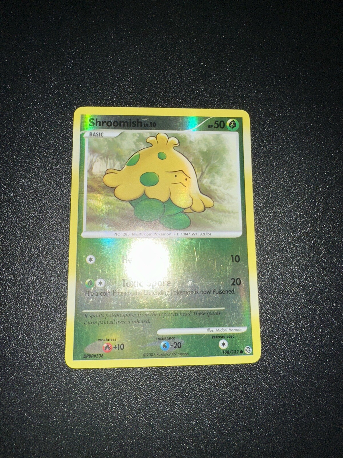 Pokémon TCG Shroomish 108/132 Secret Wonders Reverse Holo Common NM