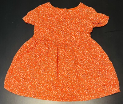 Old Navy Girls Floral Cotton Dress Lined Pullover Size 5T $8.99 OBO 