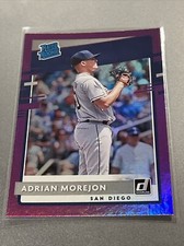 2020 Donruss Adrian Morejon Rated Rookie Purple Parallel NM