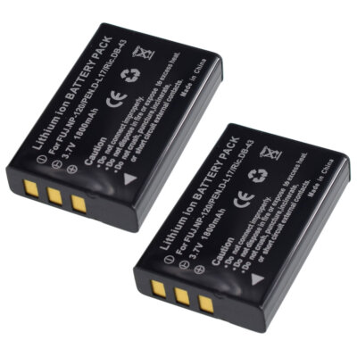 2pcs FNP-120 Battery for D-L17 Pentax Optio MX MX4 Optio 450 550 555 Optio 750Z