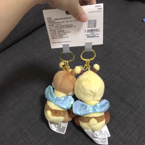Authentic Disney 2023 Chip Dale Bee Small Plush Keychain Disneyland Exclusive - Picture 3 of 3