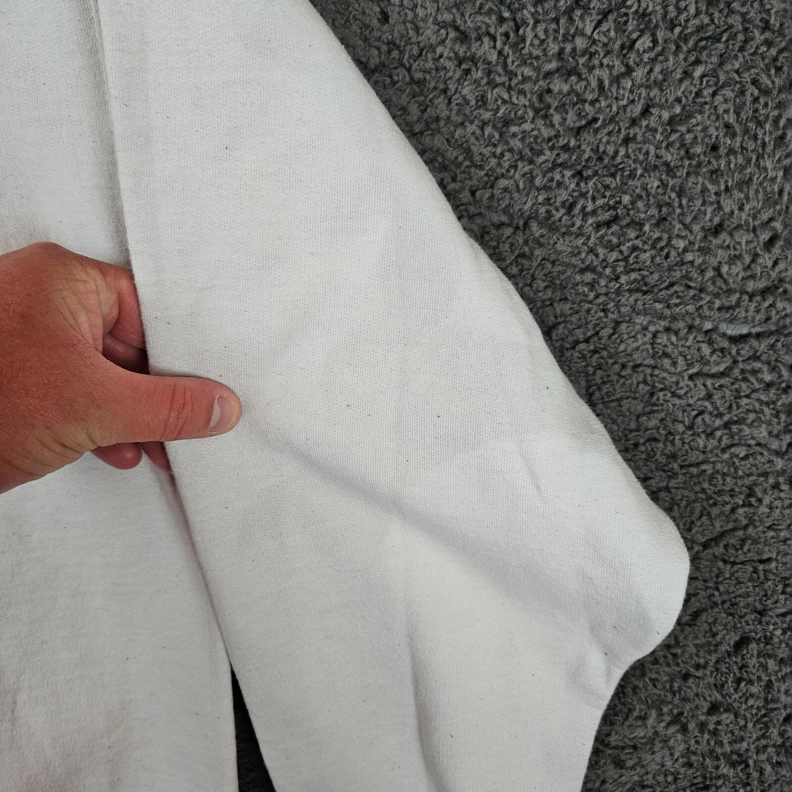 VETEMENTS Maglione Sherwin Williams Piinters XL felpa manica lunga bianco abbigliamento da lavoro