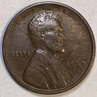 1927-D Lincoln Wheat Cent Almost Uncirculated AU Coin, Scratch #13992