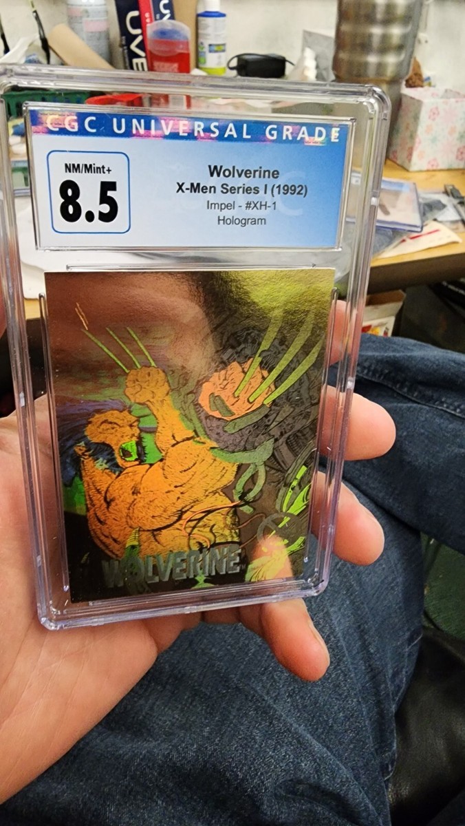 1992 Uncanny X-Men Marvel Hologram #XH1 WOLVERINE CGS 8.5 NM /Mint