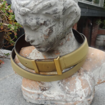 Size 90 BIANCA Sport mint condition women's belt mustard color