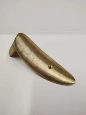 38  Black Powder CVA Hawken Brass Butt Plate (UNUSED) ( EARLY STYLE)(Longer Top)