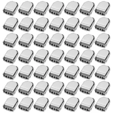 100pcs Metal Shoelace Buckles Durable Sneaker Laces Clasps Shoes Lace