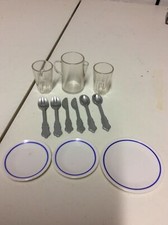 Lot 12 Accessories For American Girl 18" Doll Retired Our Generation Plates, Cup