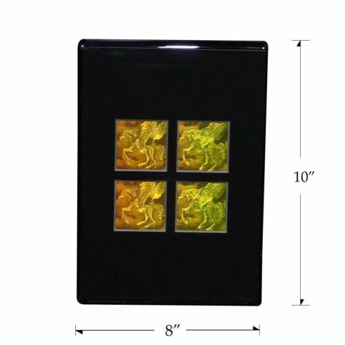 3D Pegasus 4-up 2-Channel Hologram Picture DESK STAND, Photopolymer Type Film - Picture 4 of 7