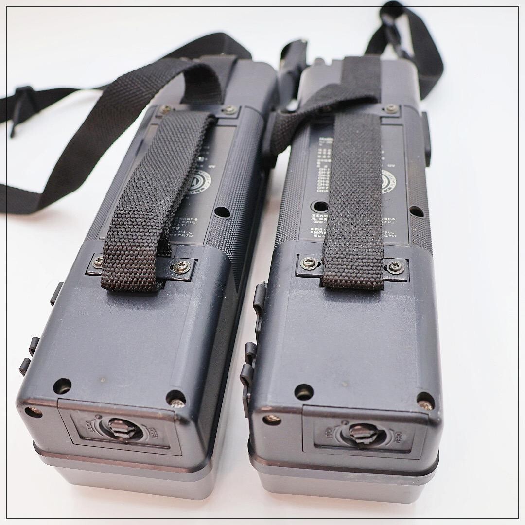 美品⭐︎National｜RJ-380｜トランシーバー２セット National RJ-380 CB Transceiver Set of 2 8 Channels 500mW